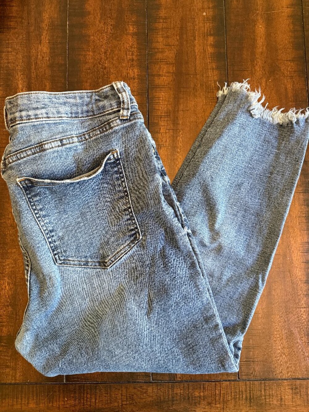 PISTOLA Distressed Cropped Skinny Jeans, size 32